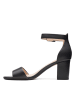 Clarks Leder-Sandaletten "Deva Mae" in Schwarz