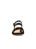 Clarks Leder-Sandaletten "Sheer35 Strap" in Schwarz