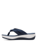 Clarks Japonki "Arla Kaylie" w kolorze granatowym na koturnie