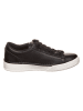 Clarks Leder-Sneakers in Schwarz