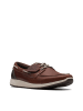 Clarks Skórzane slippersy "ATL Sail Go" w kolorze brązowym