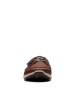 Clarks Skórzane slippersy "ATL Sail Go" w kolorze brązowym