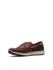 Clarks Skórzane slippersy "ATL Sail Go" w kolorze brązowym