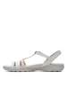 Clarks Leder-Sandalen "Amanda Tealite" in Weiß