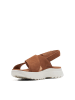 Clarks Leder-Sandalen "DashLite Wish" in Hellbraun