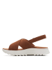 Clarks Leder-Sandalen "DashLite Wish" in Hellbraun