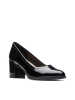 Clarks Leder-Pumps "Freva55 Court" in Schwarz
