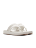 Clarks Leder-Zehentrenner "Alda Walk" in Creme