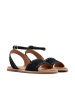Clarks Skórzane sandały "Maritime May" w kolorze czarnym