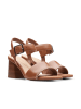 Clarks Leder-Sandaletten "Siara65 Buckle" in Hellbraun