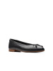 Clarks Leder-Ballerinas "Fawna" in Schwarz