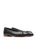 Clarks Leder-Ballerinas "Fawna" in Schwarz
