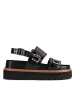 Clarks Leder-Sandaletten "Orianna Glide" in Schwarz