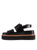 Clarks Leder-Sandaletten "Orianna Glide" in Schwarz