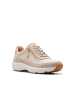Clarks Leder-Sneakers "Tivoli Zip" in Beige