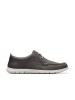 Clarks Skórzane trzewiki "Flexway Lace" w kolorze antracytowym