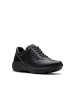 Clarks Leder-Sneakers "Tivoli Zip" in Schwarz