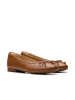 Clarks Leder-Ballerinas "Fawna" in Hellbraun