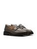 Clarks Leder-Mokassins "Splend Edge" in Khaki