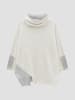 Someday Wollpullover in Weiß/ Grau