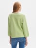 OPUS Sweatshirt lichtgroen