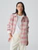 OPUS Hemdjacke in Rosa/ Weiß