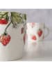 Boltze 2er-Set: Jumbotassen "Strawberry" in Grün - 450 ml