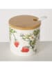 Boltze 2er-Set: Marmeladendosen "Strawberry" in Rot/ Grün - (H)8 x Ø 7,5 cm