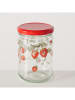 Boltze 2-delige set: voorraadglazen rood - 500 ml