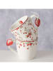 Boltze 2er-Set: Kaffeetassen in Rot - 250 ml