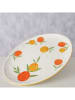 Boltze Servierplatte "Fruits" in Orange/ Gelb - Ø 32 cm