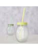 Boltze 2er-Set: Trinkbecher "Citrus" in Gelb/ Grün - 450 ml
