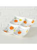 Boltze Schale "Fruits" in Orange/ Gelb - (B)17 x (H)17 cm