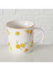 Boltze 2er-Set: Jumbotasse "Fruits" in Gelb - 370 ml