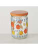 Boltze 2er-Set: Vorratsgläser "Fruits" in Orange/ Gold - 500 ml