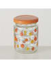Boltze 2-delige set: voorraadglazen "Fruits" geel/oranje - 240 ml