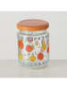 Boltze 2-delige set: voorraadglazen "Fruits" geel/oranje - 240 ml
