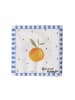 Boltze 2-delige set: servetten "Fruits" geel/oranje/blauw - 2x 20 stuks