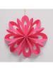 Boltze 4er-Set: Dekoanhänger "Kassio" in Rosa/ Pink - Ø 20 cm