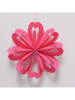 Boltze 4-delige set: decohangers "Kassio" lichtroze/roze - Ø 20 cm