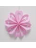 Boltze 4-delige set: decohangers "Kassio" lichtroze/roze - Ø 20 cm