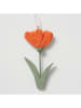 Boltze 3er-Set: Dekoanhänger "Farina" in Orange/ Gelb/ Rot - (H)12,5 cm
