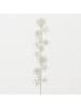 Boltze 2-delige set: tuinstekers "Bloem" wit/grijs - (H)75 cm