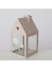 Boltze 2-delige set: lantaarns "Honey" beige/groen - (B)14 x (H)17 cm