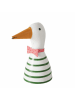 Boltze Dekoracja "Gerda" w kolorze biało-zielonym na ogrodzenie - wys. 16 cm