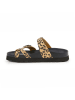 billowy Teenslippers lichtbruin