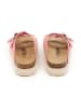 billowy Leren slippers lichtroze