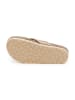 billowy Leren slippers bruin