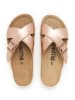 billowy Slippers zilverkleurig