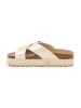 billowy Pantoletten in Gold
